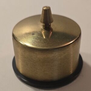 Vintage Brushed Brass Stamp Roll Dispenser Minimalist